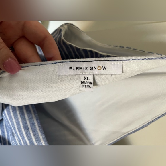 Purple Snow Romper. Women’s size XL. - Picture 4 of 4